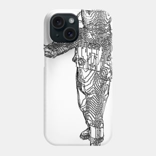 Astronaut voxel Phone Case