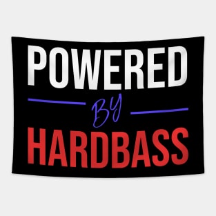 Powered by hardbass - Russian flag Tapestry