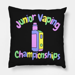 Junior vaping championships gen z satire meme joke Pillow