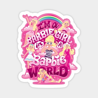 Pink World Magnet