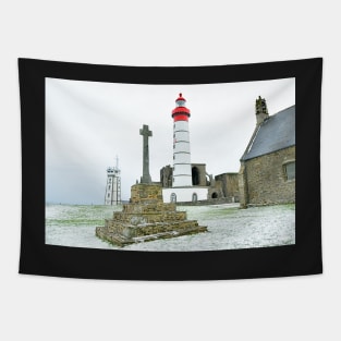 Saint-Mathieu in winter Tapestry