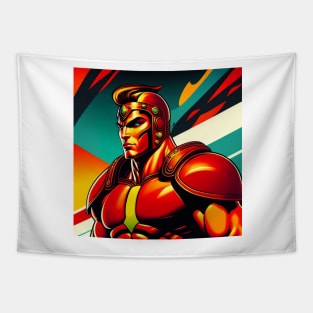 Spartan Strong MSU Retro | Spartan Strong Comic Book Style,Warrior Tapestry