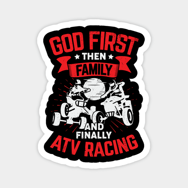 ATV Racing Quad Bike Rider Gift Magnet by Dolde08