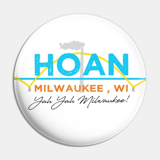 Hoan Bridge • Milwaukee WI Pin by The MKE Rhine Maiden