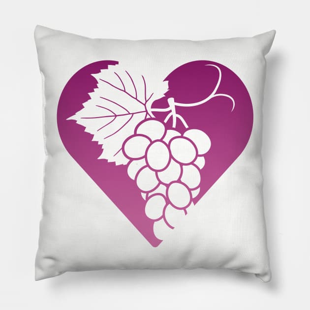 I love grapes Pillow by Florin Tenica