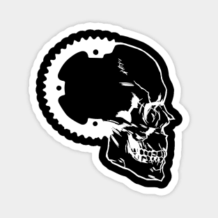 Downhill Mountainbike Skull MTB Mountainbiker Gift Magnet