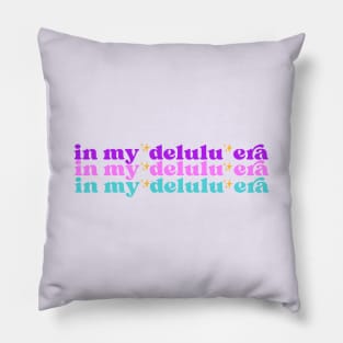 DELULU STICKER Pillow