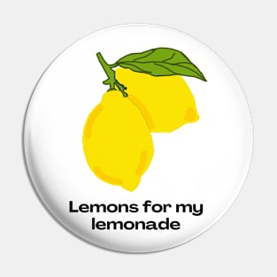 Lemons for my Lemonade! Pin