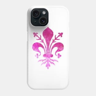 Pink Florence Fleur de Lis Phone Case