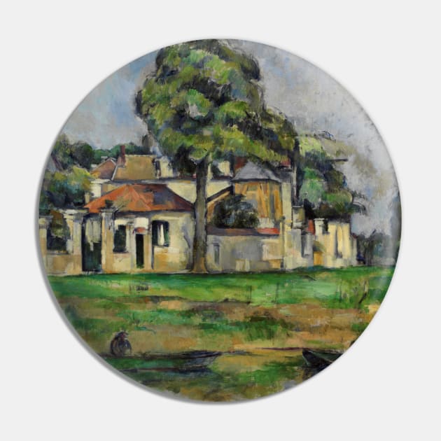 Banks of the Marne by Paul Cezanne Pin by Classic Art Stall