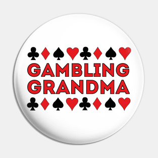 Gambling Grandma Pin