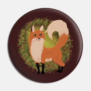 Foxy art Pin