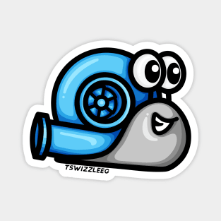 Turbo Snail (Version 1) - Blue / Gray Magnet