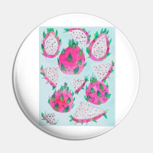 Dragon fruit illustration Pin