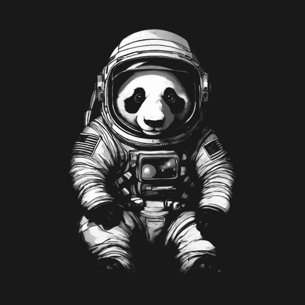 Baby Panda Astronaut Cute by DesignArchitect