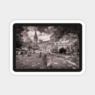 Llandaff Cathedral Monochrome Magnet