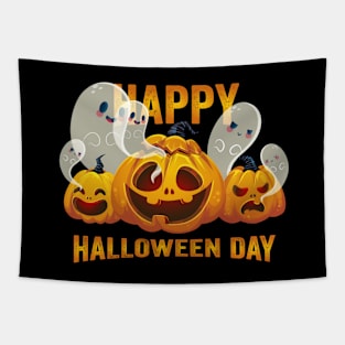 Happy halloween day 2021 for halloween 2021 funny halloween celebration gift Tapestry