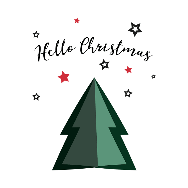Hello Christmas Christmas fir-tree by Kirovair