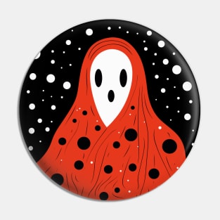 Red-Hooded Spook Pin