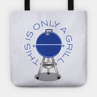 Only A Grill-Blue Tote