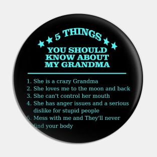 5 Things About Grandma Pin