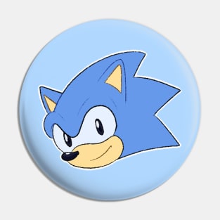 Classic Sonic Icon Pin