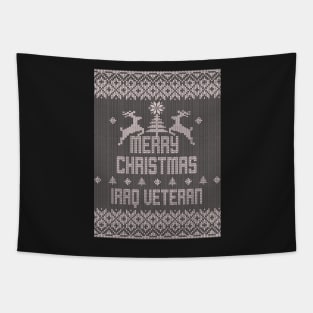 Merry Christmas IRAQ VETERAN Tapestry