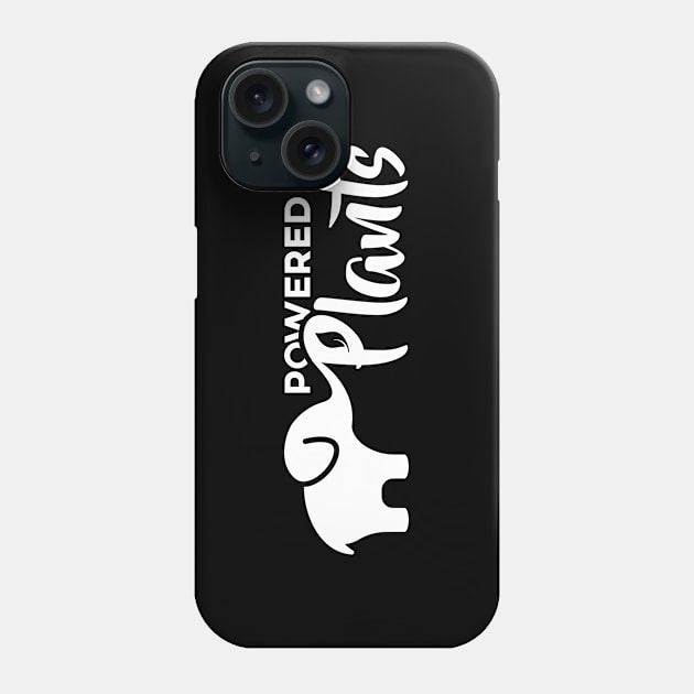 Vegan Elephant is Powered by Plants Phone Case by Herbivore Nation - Vegan Gifts