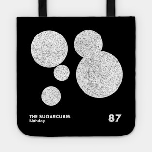 The Sugarcubes / Birthday / Minimal Artwork Design Tote