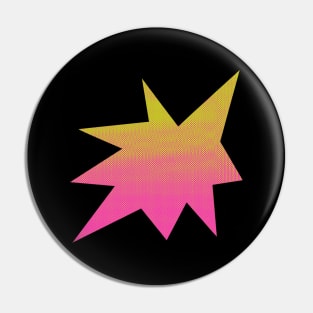 Funky Halftone Burst: A Retro and Explosive Design Pin