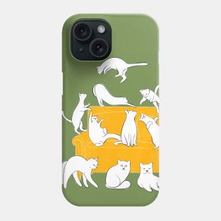 Cute Cats on the Couch Phone Case