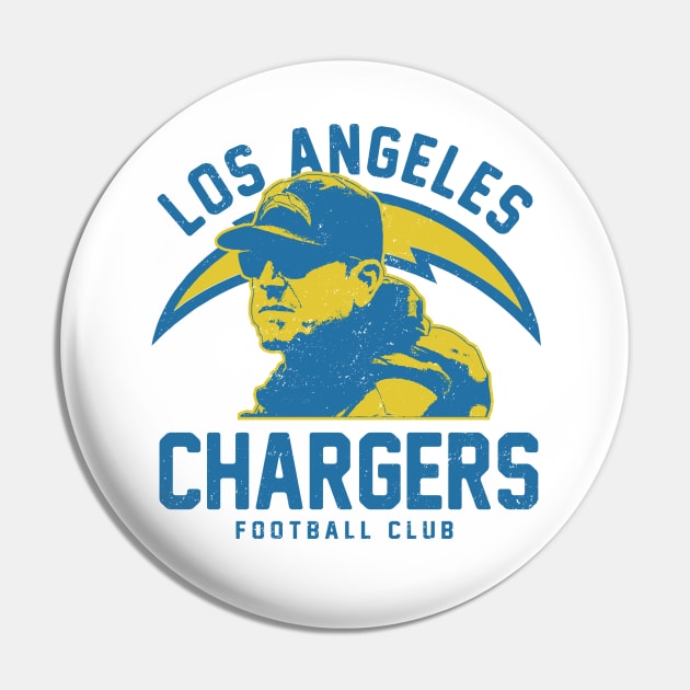 Jim Harbaugh Chargers Pin by Buck Tee