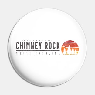 Visiting NC Mountain Cities Chimney Rock, NC Camping Pin