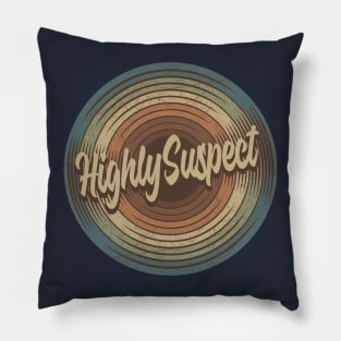 Highly Suspect Vintage Vinyl Pillow