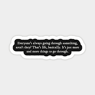 Conversations with Friends book quote Magnet