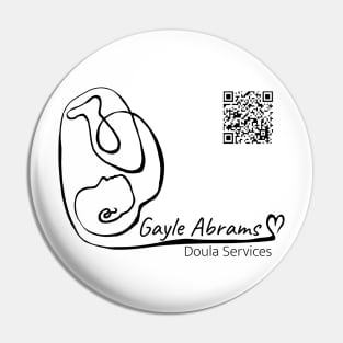 Gayle Abrams Doula Services QR Pin