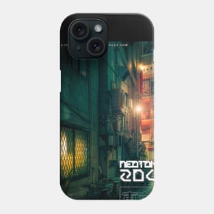 Dark city green vibe Phone Case