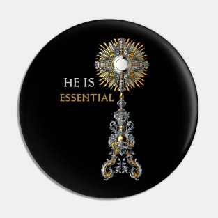 Catholic Monstrance Holy Mass Pin