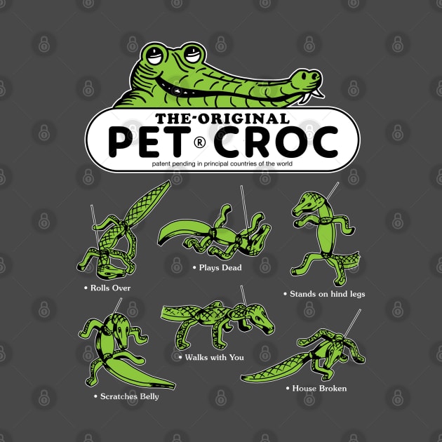 Pet Croc - Walking Foam Toy - Dark by Chewbaccadoll