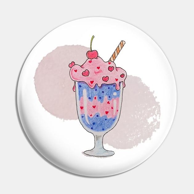 Ice-cream Pin by Canvases-lenses