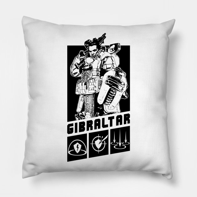 Gibraltar Pillow by Peolink