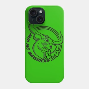 Mavericks Grayscale Logo 2 Phone Case