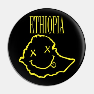 Vibrant Ethiopia x Eyes Happy Face: Unleash Your 90s Grunge Spirit! Pin