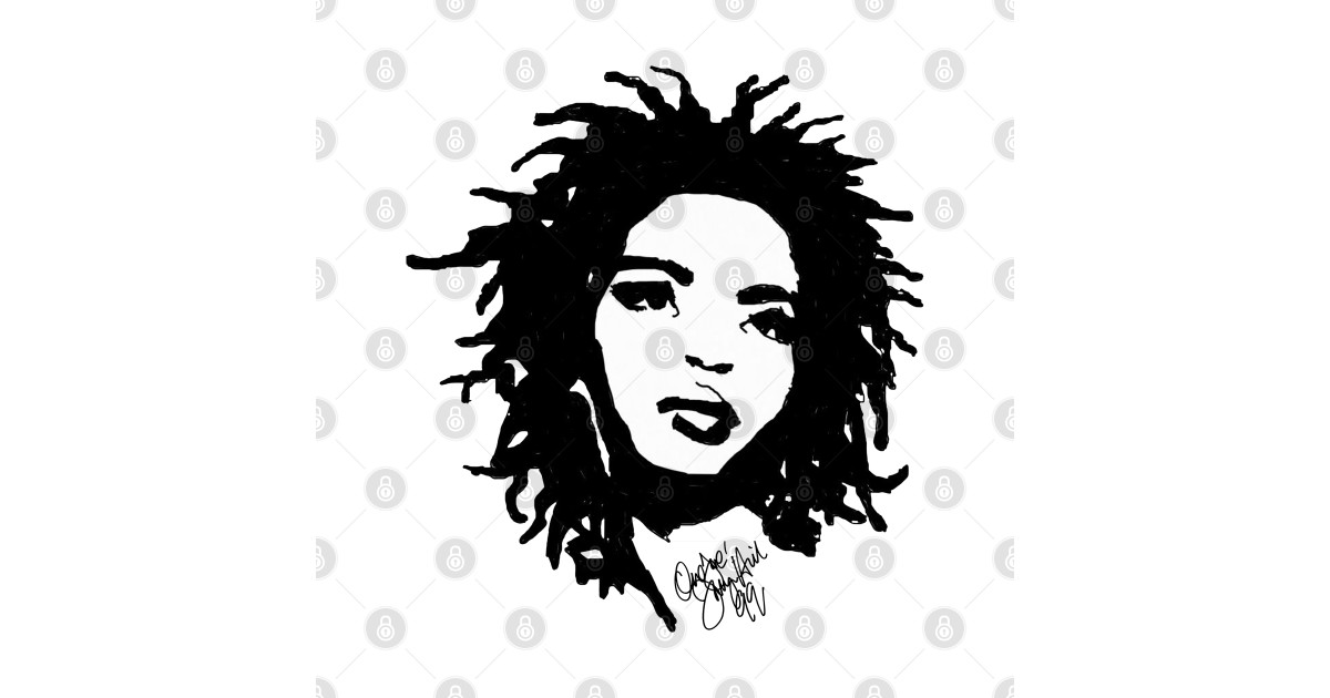LAURYN HILL with Signature Exclusive - Lauryn Hill - Pin | TeePublic
