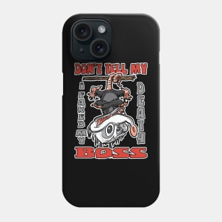 Don't Tell My Boss I faked my Death Possum Upside Down Phone Case