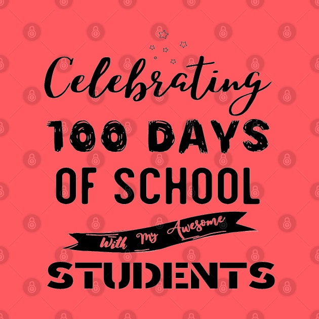 Celebrating 100th day of School with my awesome Students by crackstudiodsgn