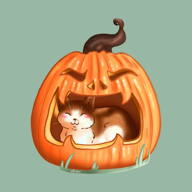 Cat O Lantern by Lady_Caffiene