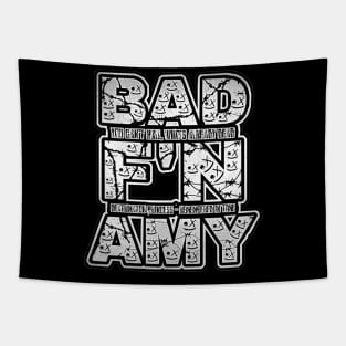 BAD AMY ''BAD F'N AMY'' (ECW PARODY) BLACK N WHITE (NEGATIVE) Tapestry