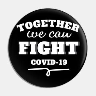 Covid-19 t-shirt Pin