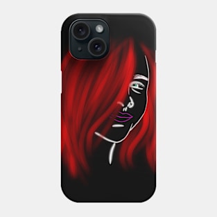 luminous girl Phone Case